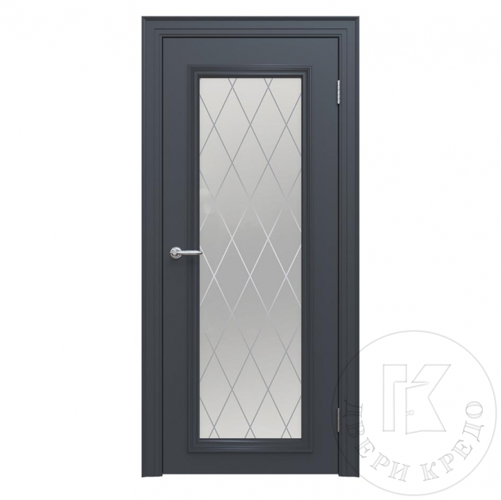 Дверь остеклённая окрашенная эмалью ПДО.401